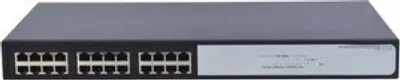 Produktbild von HPE OfficeConnect 1420 24G, Unmanaged, Gigabit Ethernet (10/100/1000), Vollduplex, Rack-Einbau, 1U