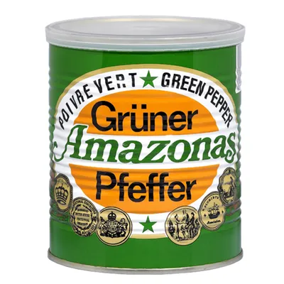 Produktbild von Fuchs Grüner Amazonas Pfeffer ganze grüne Körner in Lake 850g