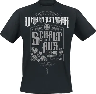 Produktbild von Unantastbar - Schalt mich aus - T-Shirt Größe: XL