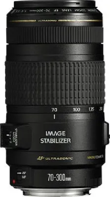 Produktbild von Canon EF 70-300mm f/4-5.6 IS USM, Teleobjektiv, 15/10, 70 - 300 mm, Bildstabilisator, Canon EF, Autofokus