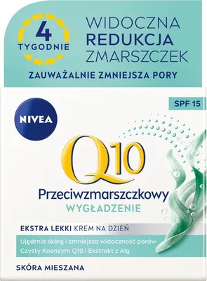 Zdjęcie produktu dla Nivea Q10 Przeciwzmarszczkowy Lekki Krem Do Twarzy Na Dzień 50 Ml