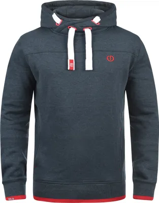 Produktbild von SOLID SDBenjamin Hood Herren Kapuzenpullover Hoodie Pullover mit Kapuze Eingrifftaschen Rippbündchen Baumwollmischung Regular fit