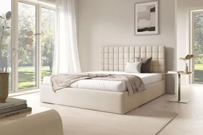 Produktbild von Doppelbett 140x200 TAISA 3 - creme