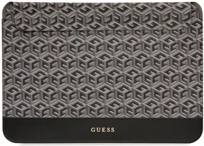 Produktbild von Guess GCube Streifen Notebook Hülle 14" - Schwarz