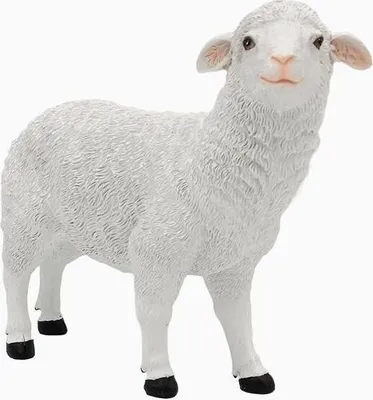 Produktbild von Schaf weisse Gartenfigur 37 cm x 32 cm schöne Figur für Haus und Garten