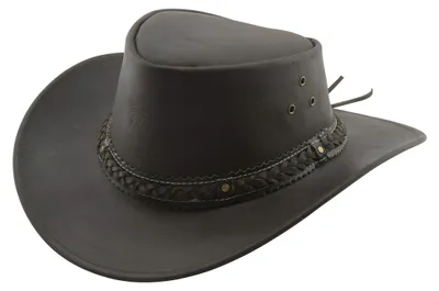 Imagen del producto de Sombrero de cuero ligero, perfecto para actividades al aire libre