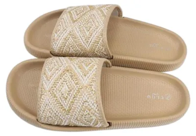 Produktbild von Damen Pantoletten » Badelatschen naturfarben » Badeschuhe mit dicker Sohle » Slipper & Hausschuhe » moderne Sommerschuhe: Motiv 5 / 40-41 Motiv: Motiv 5 Schuhgröße: 40-41