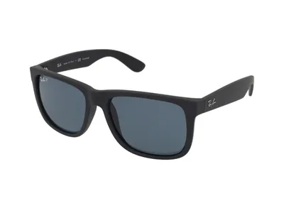 Produktbild von Ray-Ban JUSTIN CLASSIC, Erwachsener, Uni, Rechteckig, Schwarz, Polarisierte Linse, Nylon
