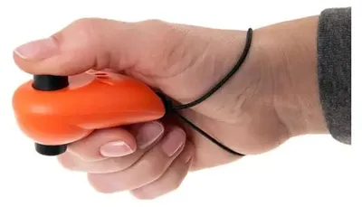 Image de Double-Clicker orange avec mode d'emploi