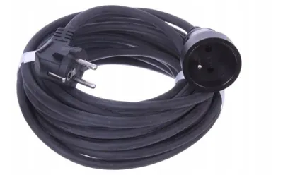 Obrázek produktu pro Elgotech Gumový prodlužovací kabel 10m 3x1.5mm s uzemněním, 1 zásuvka