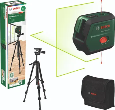 Produktbild von Bosch Professional Bosch Kreuzlinien-Laser AdvancedLevel 2G Set, incl. Tasche