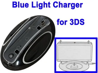 Immagine prodotto di Caricatore a luce blu per 3DS (nero)