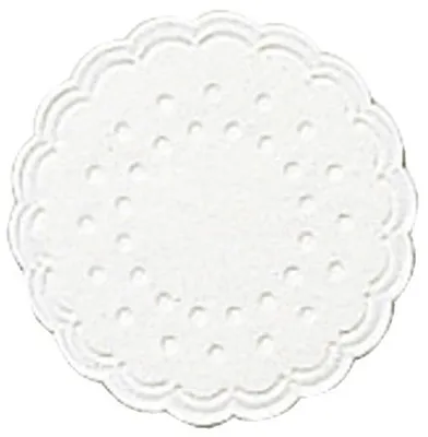 Image de Duni 353458 Dessous de tasse - Ø 7,5 cm, blanc, 25 pièces
