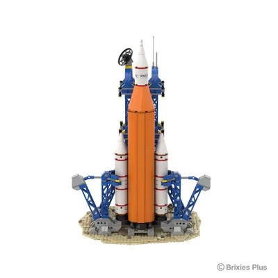Produktbild von Brixies Plus Rakete mit Satellit/Space 00 STK