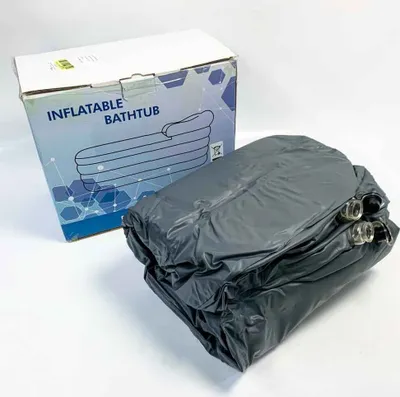 Produktbild von B&Y Aufblasbare Faltbare Badewanne für Erwachsene 168x76x68cm Faltbare Badewanne Eisbaden Tonne Freistehende Badewanne für Die Dusche Garten Eisbad Eisbaden und Heiß mit Pumpe