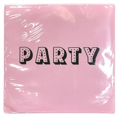 Image de 12x paquet de 20 serviettes 'Party' 3 plis 33x33cm célébrer serviette en papier 240 pièces