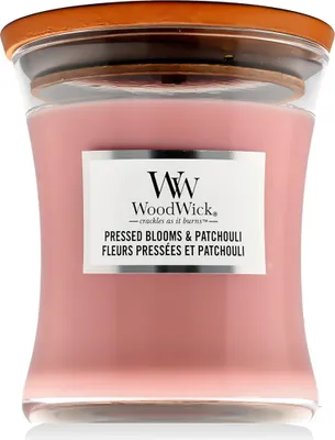 Produktbild von WoodWick Pressed Blooms & Patchouli Medium Jar, Rund, Pink, 1 Stück(e)