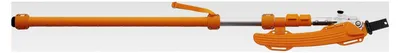 Produktbild von Longboy Teleskopsäge 3-teilig | ausziehbar bis 3,6 m (Reichweite bis 4,5 m) | Transportlänge 1,45 m | 360 mm Klappsägeblatt mit Sichel | ovale Aluminiumstange, Profi-Astsäge für Obstbau und Garten