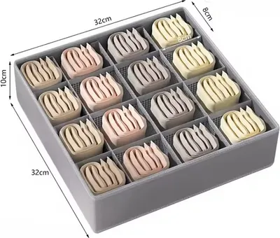 Obrázok produktu pre Úložný BOX 32x32x10cm s priehradkami