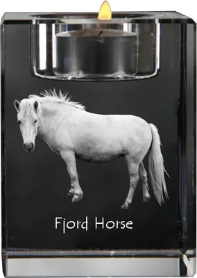 Produktbild von Fjordpferd Kristallleuchter mit Pferd Art-Dog