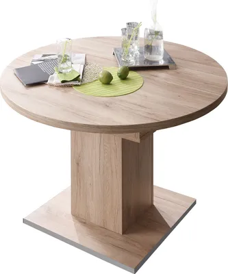 Produktbild von Esstisch >Judd< (ausziehbar bis 144cm) in Sanremo hell - 104/144x76x104cm (BxHxT)