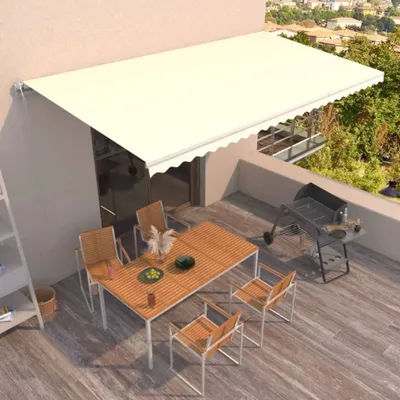 Produktbild von "2024"Modernen Markise Automatisch Einziehbar 600x350 cm Creme Markisen Design919450