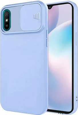 Produktbild von CamShield Silikon Cover Case Slim Handyhülle Schutzhülle mit Kameraschutz Kameraabdeckung kompatibel mit Vivo Y20s Hellblau