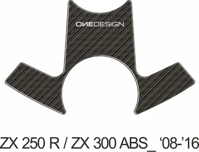 Image de Plaque de protection du volant PPSK7P ONEDESIGN ZX250R / ZX300ABS 2008-2016
