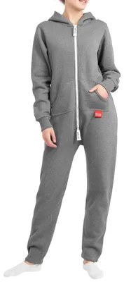 Productafbeelding van Basisstoff Jumpi dames jumpsuit, overall, onesie, eendelig, donkergrijs, maat S