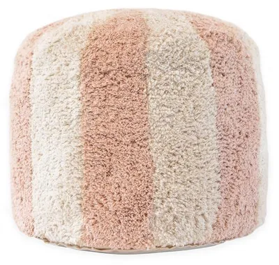 Productafbeelding van Circus poef roze Ø45cm H39cm