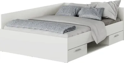 Obrázek produktu pro Kondela Postelový rám s úložným prostorem Boat 140 - bílá