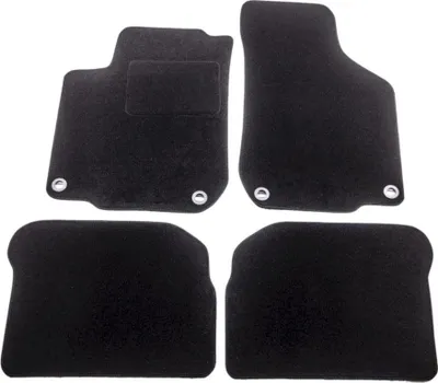 Produktbild von ACI-Textilteppiche für ŠKODA OCTAVIA 97-01 schwarz (für ovale Halterungen) 4er-Satz