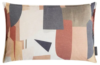 Produktbild von Kissenhülle - 40 x 60 cm - Terracotta - Baumwolle - Leinen - mit Reißverschluss