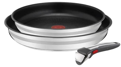 Productafbeelding van Tefal Jamie Oliver L97691, Friteuse set, Zwart, Roestvrij staal, Roestvrij staal, Titanium, Zwart, Roestvrij staal, 210 °C