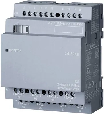 Produktbild von Siemens 6ED10551FB100BA2 LOGO! DM16 230R Erw.-Mod. 4TE 8DE/8DA LOGO!8