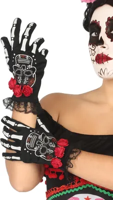 Produktbild von Atosa Halloween Handschuhe Mehrfarbig Mehrfarbig One Size
