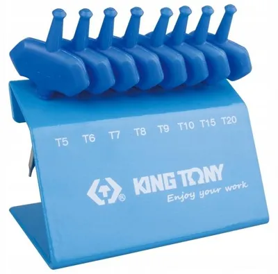 Produktbild von KING TONY TORX Präzisions-Schraubendreher Set 8-teilig