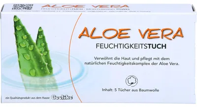 Produktbild von Coolike Aloe Vera Feuchtigkeitstuch 5 St