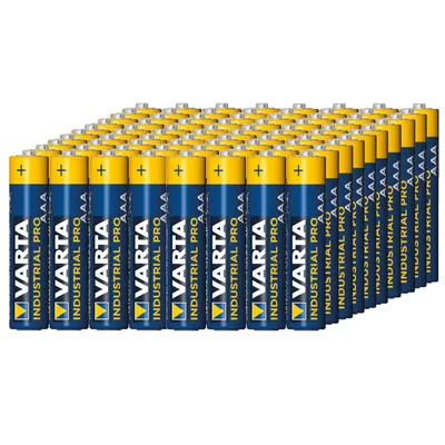Produktbild von 80x R-03 LR03 AAA Alkalibatterie Varta Industrial 4003