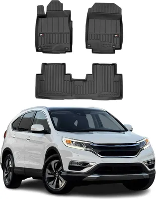 Obrázok produktu pre 2012-2018 Honda CR-V Podlahové rohože TPE čierne 3 ks