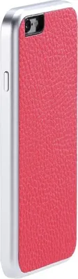 Obrázok produktu pre JustMobile AluFrame Leather, Ochranný obal, Apple, iPhone 6, Ružová