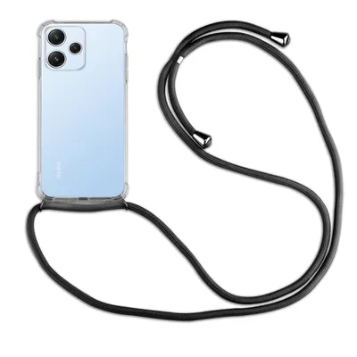 Produktbild von Handykette für Xiaomi Redmi 13 / Poco M6 Handyhülle mit Band Hülle mit Kordel Schwarz