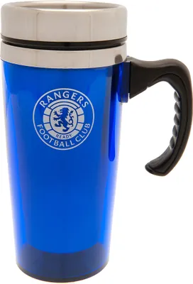 Obrázek produktu pro Rangers FC - cestovní hrnek, Crest TA11116 (jedna velikost) (královská modrá/stříbrná)