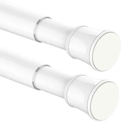 Produktbild von Famanu Gardinenstange ohne Bohren - Ausziehbar - Weiß - 172-260 cm