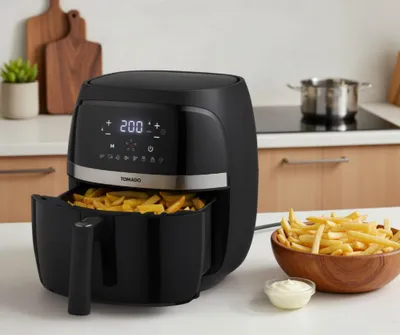 Produktbild von Tomado TAF3202B Heißluftfritteuse 3,2 Liter - 8 Programme - Digitaldisplay