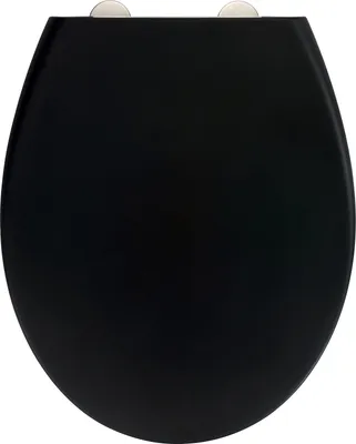 Produktbild von WENKO Premium WC-Sitz Ikaria Schwarz matt Absenkautomatik Badezimmer Komfort
