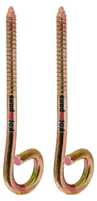 Produktbild von 2er Set Schaukelhaken M10 mit Holzgewinde für Hängesessel und Hängematten