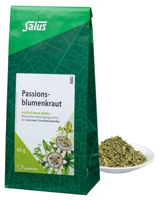 Zdjęcie produktu dla Herbata lecznicza z ziela passiflory Passiflorae h. Salus, 60 g TEE