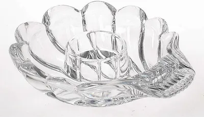 Produktbild von Kerzenhalter Muschel Imperial 9cm, aus Bleikristall