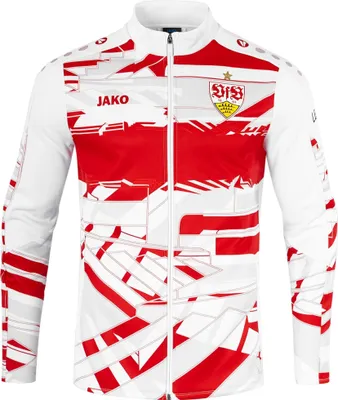 Produktbild von Jako Vfb Einlaufjacke - weiß/rot, Größe:L